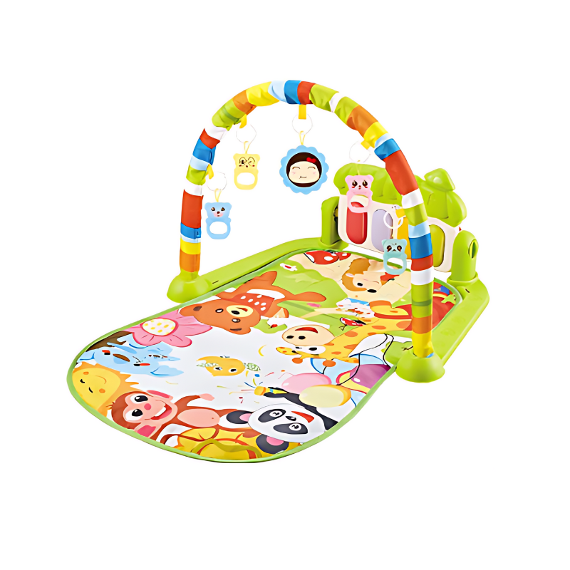 MelodyMat | Musikalischer Spielspaß - Baby-Spielmatte mit Klaviertasten und Zubehör