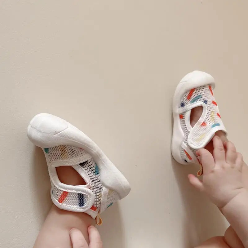Sandalias de malla transpirables de verano para niños | Suela ligera y suave - Perfectas para los primeros pasos