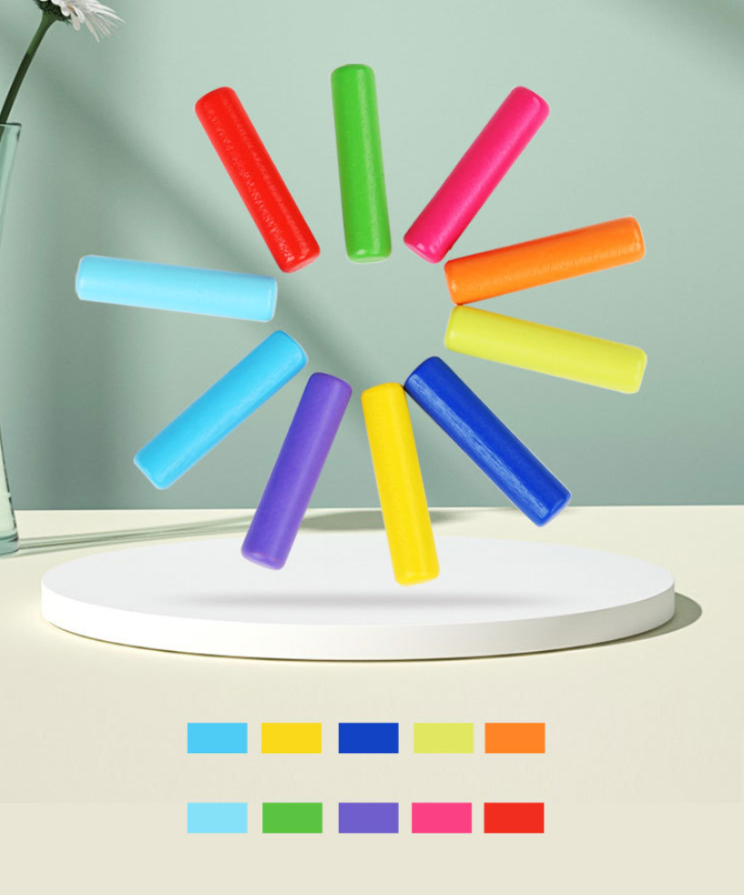 Ecotoys CountWise | Aprender a contar jugando - Tablero de conteo Montessori de madera para bebés y niños pequeños!