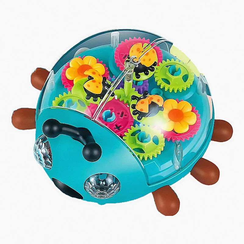 RoboBugs | Educatief plezier - Cartoon Elektrische LED Muziek Lieveheersbeestje Robot