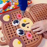 Thumbnail for Kinder Bohrmaschine Werkzeugkasten | Lustig und Bildungsreich - Montessori Spielzeug