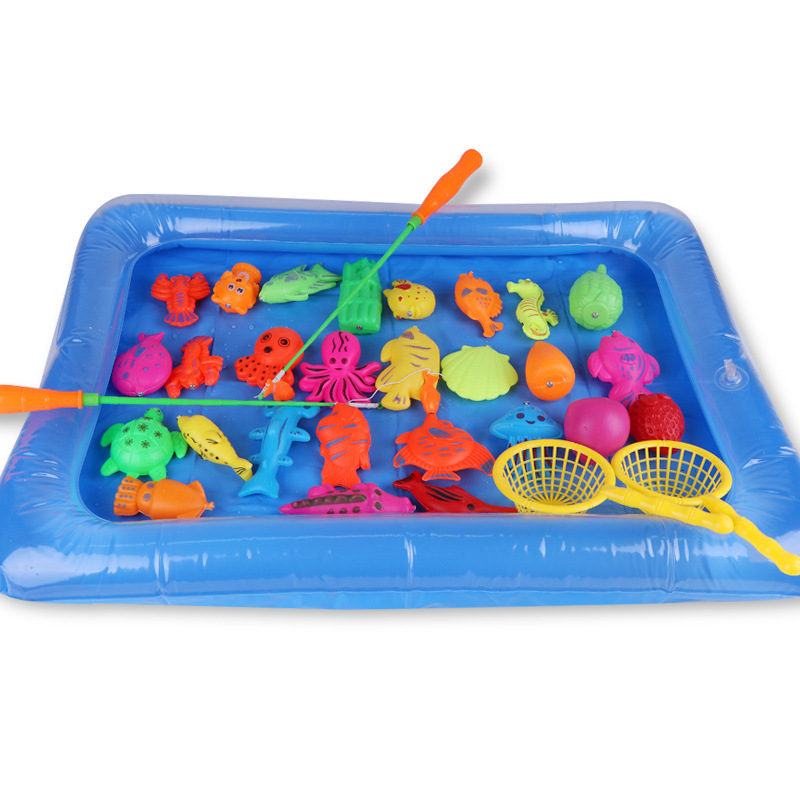 Fischspaß | Magisches Wasservergnügen - Magnetisches Angelspiel für Kinder