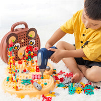 Thumbnail for Kinder Bohrmaschine Werkzeugkasten | Lustig und Bildungsreich - Montessori Spielzeug
