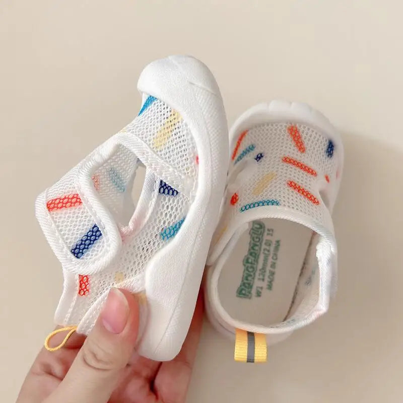 Sandalias de malla transpirables de verano para niños | Suela ligera y suave - Perfectas para los primeros pasos