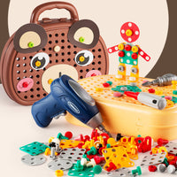 Thumbnail for Kinder Bohrmaschine Werkzeugkasten | Lustig und Bildungsreich - Montessori Spielzeug