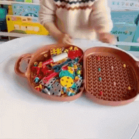 Thumbnail for Kinder Bohrmaschine Werkzeugkasten | Lustig und Bildungsreich - Montessori Spielzeug