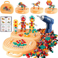 Thumbnail for Kinder Bohrmaschine Werkzeugkasten | Lustig und Bildungsreich - Montessori Spielzeug