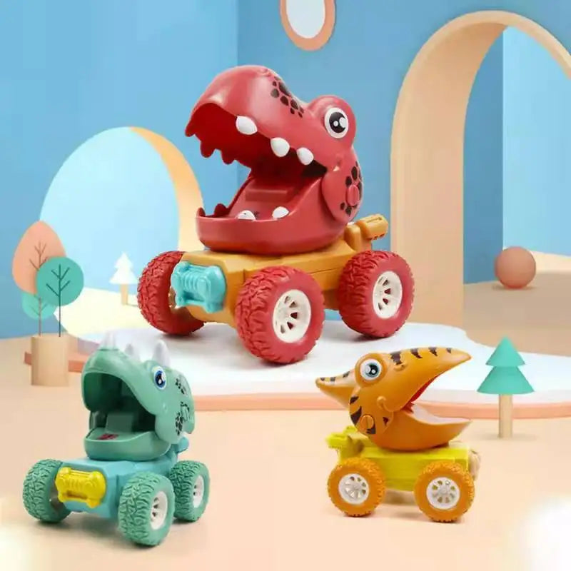 Set de juego de transporte de dinosaurios | Desata aventuras llenas de fantasía - Colección completa de dinosaurios