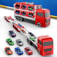 Thumbnail for Transport Lkw Spielzeug | Spannend - Rennbahn und Die-Cast Set