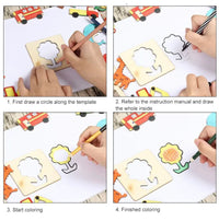 Thumbnail for Toddler Art Templates™ | Peuter Kunst Sjabloon - Educatieve en Speelse Stencils (20 Stuks)