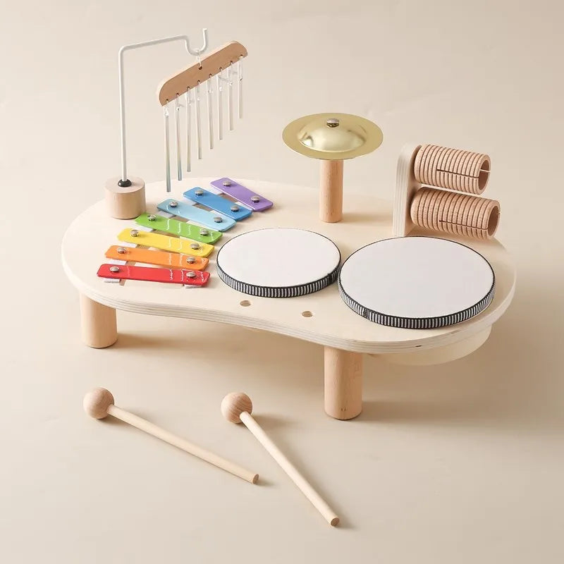 Houten Baby Muziekinstrumenten | Stimuleer Creativiteit - Perfect Montessori Speelgoed