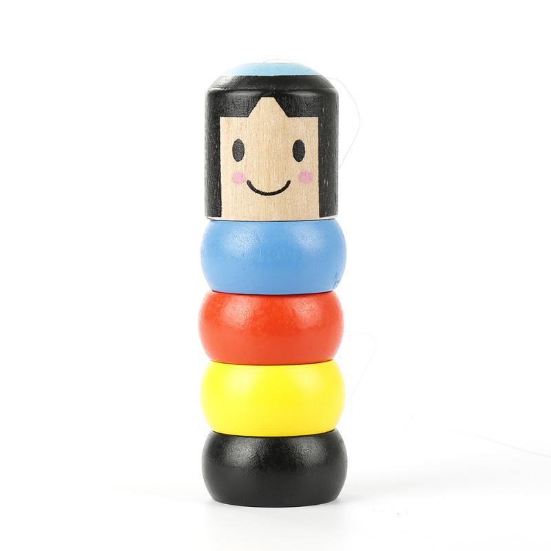 Ecotoys MagicWood | Magia irrompible - Muñeco mágico de madera para actuaciones