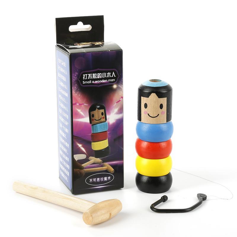 Ecotoys MagicWood | Magia irrompible - Muñeco mágico de madera para actuaciones