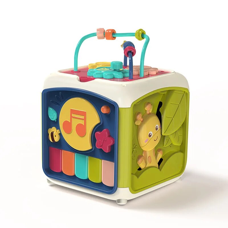 Wonder Cube | Ontdek de Wereld van Leren - 7-in-1 Montessori Speelgoed voor Ontwikkeling en Plezier