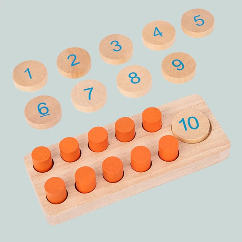 EcoToys Numberwise | Speelenderwijs leren tellen - Educatieve set voor kinderen