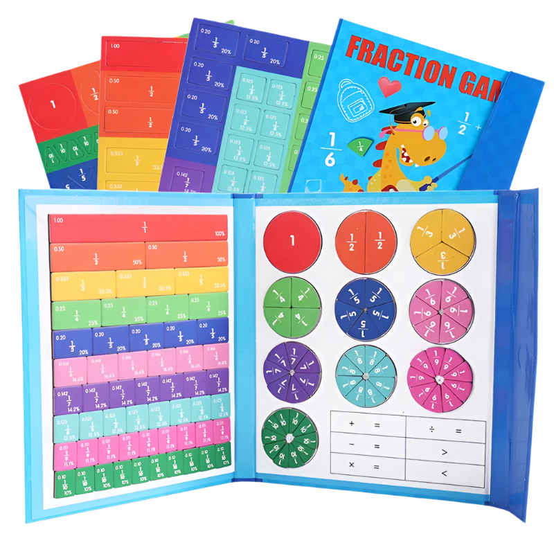 MathRainbow | Rendez les mathématiques amusantes et visuelles – Jeu éducatif de fractions pour enfants