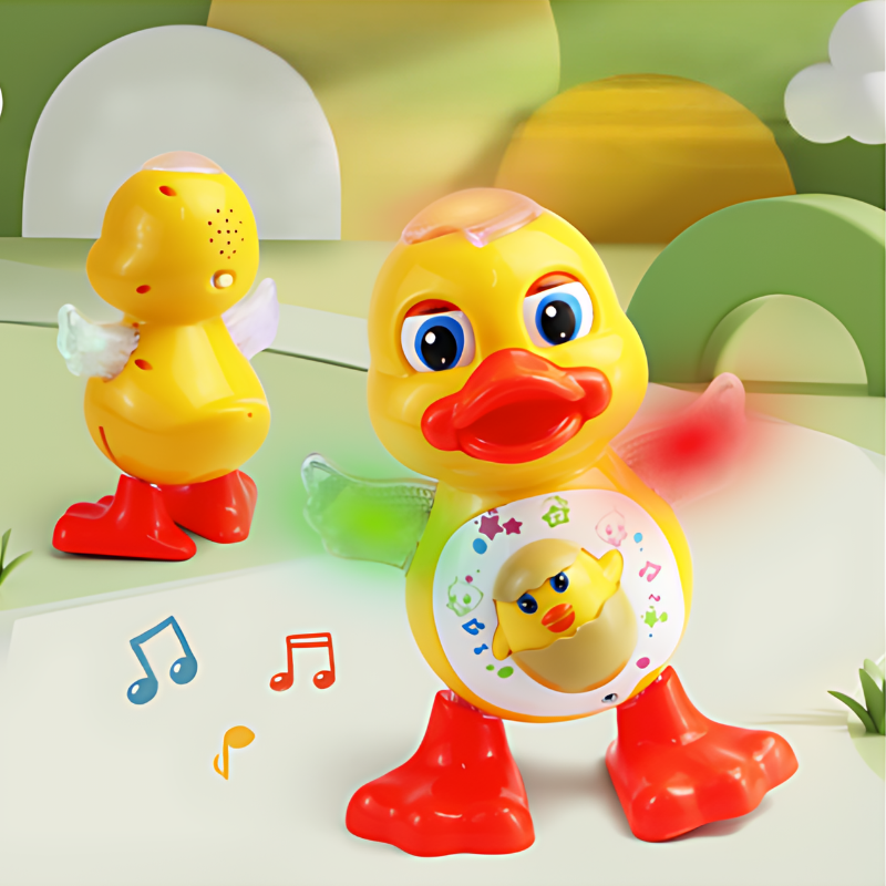 DanceDucky | Vrolijkheid in Beweging - Dansende Eend Muzikaal Speelgoed