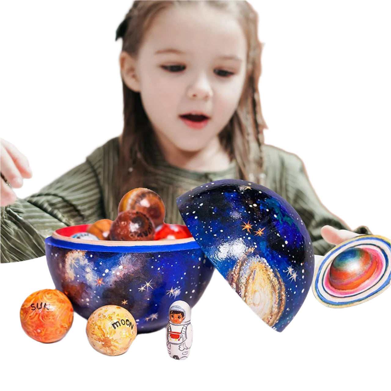 CosmoCraft | Zonnestelsel Beleven - Houten Educatief Speelgoed