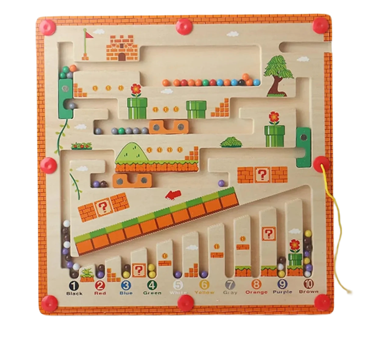 EcoToys LogicMaze | Découvrez et apprenez en jouant - Labyrinthe Montessori et jeu de tri des couleurs