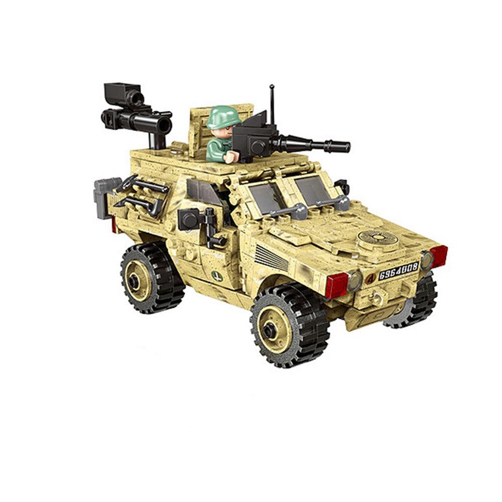 BrickForce Army Truck Hummer H2 | Bouwplezier voor jong en oud - 265 Stenen