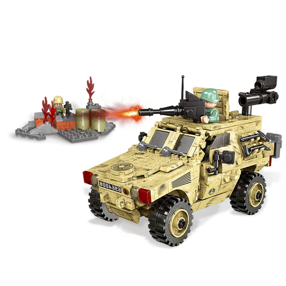 BrickForce Army Truck Hummer H2 | Bouwplezier voor jong en oud - 265 Stenen