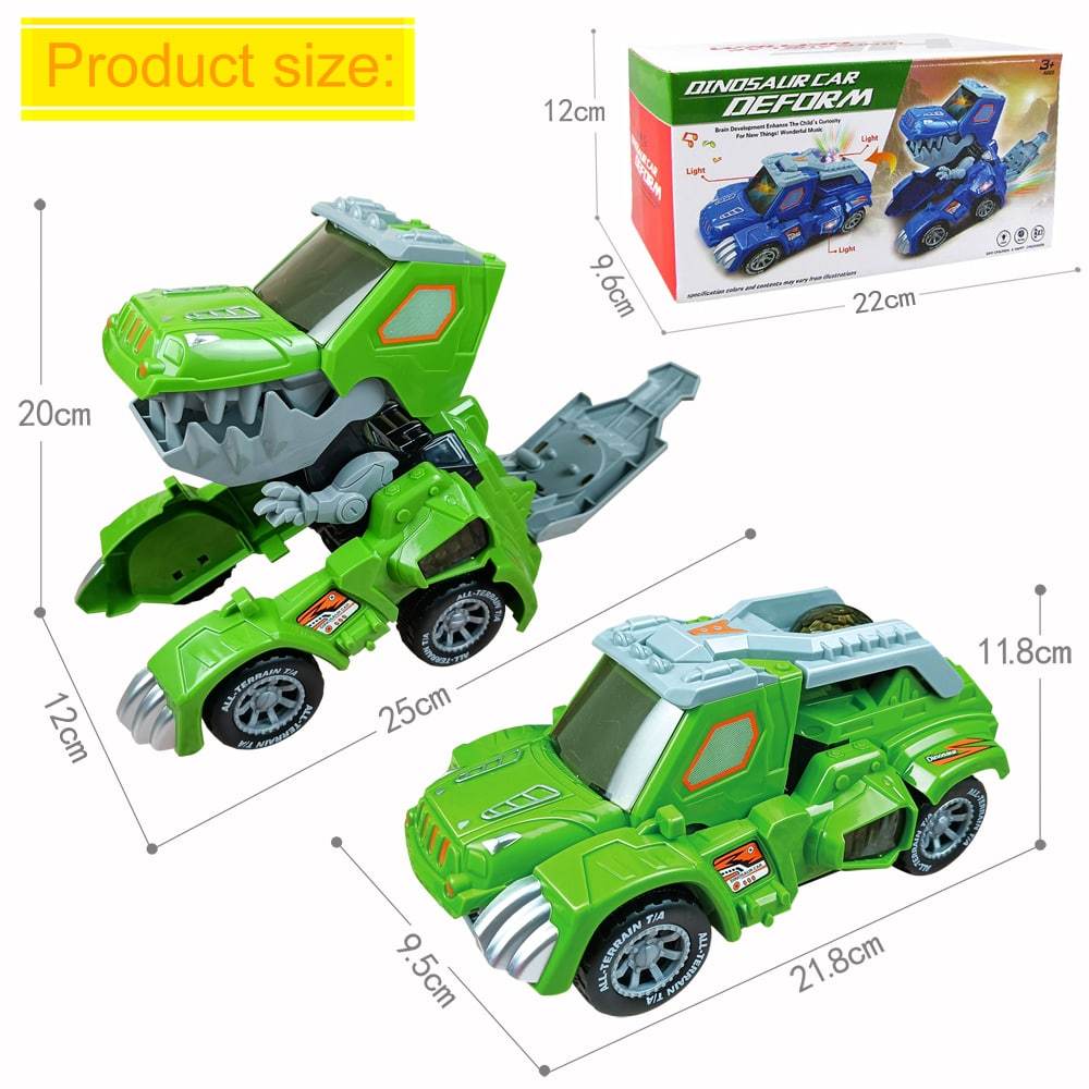 Transform Dino Car | Geef je kind eindeloze avonturen - De ultieme transformerende dinosaurussenauto