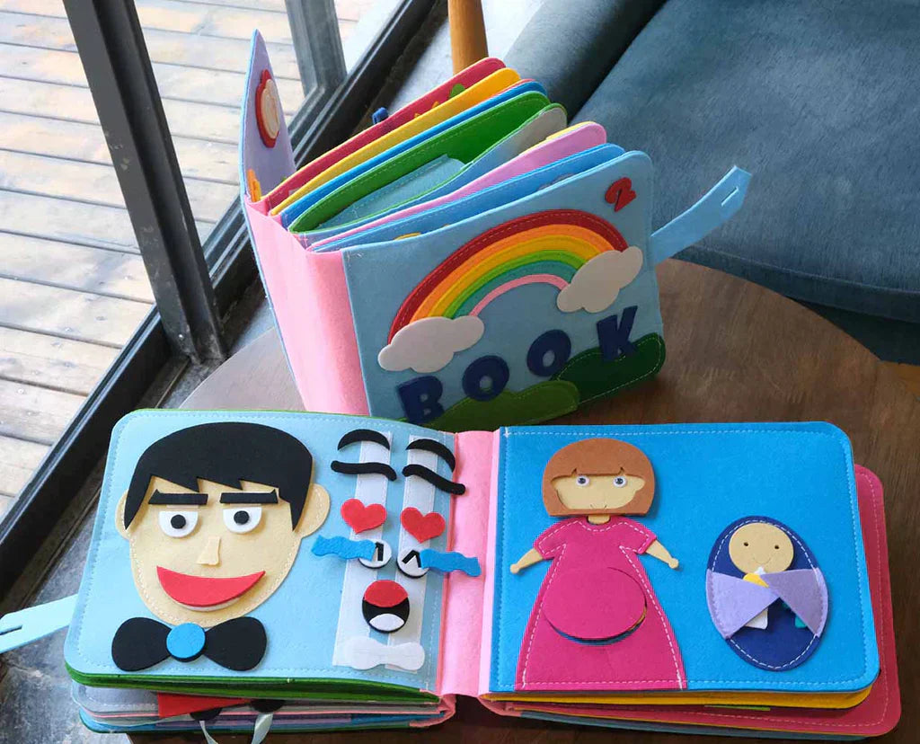ViltVerhalen | Découverte ludique - Livre d'aventures Montessori pour apprentissage sensoriel