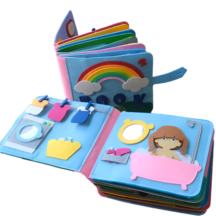 ViltVerhalen | Découverte ludique - Livre d'aventures Montessori pour apprentissage sensoriel