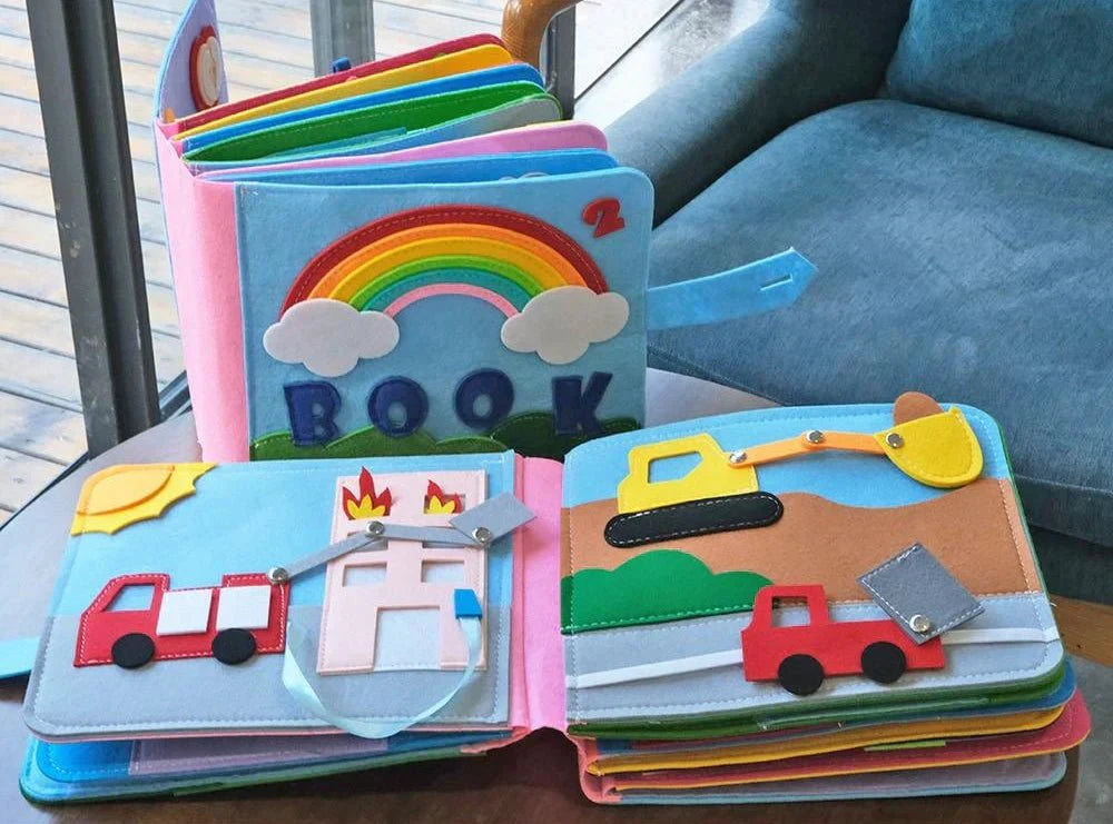 ViltVerhalen | Découverte ludique - Livre d'aventures Montessori pour apprentissage sensoriel