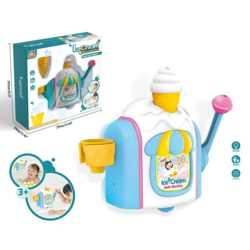 BubbleCream | Magische Bubbles - Automatische Eiscreme Bellenblaasmachine für Kinder