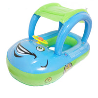 Thumbnail for AquaRacer | Spritziger Spaß - Baby Schwimmring mit Sonnendach