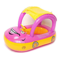 Thumbnail for AquaRacer | Spritziger Spaß - Baby Schwimmring mit Sonnendach