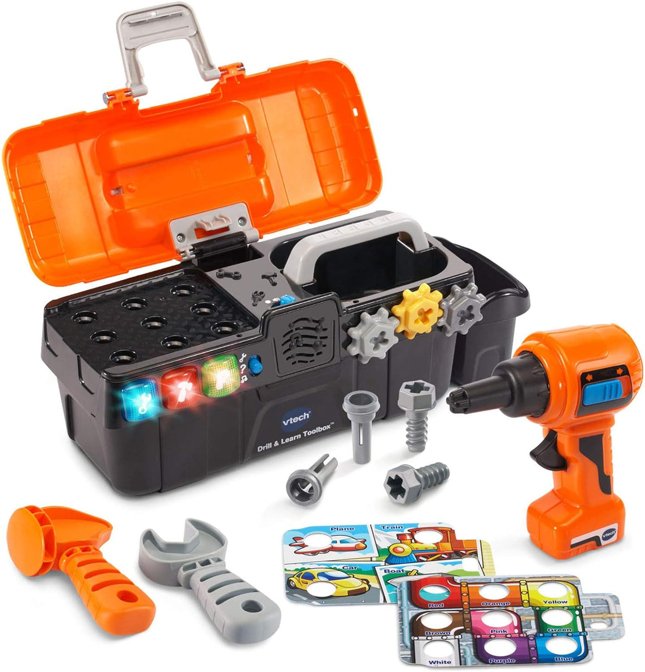 Taladro y Aprende | Luz y sonido - Caja de herramientas interactiva para jóvenes ingenieros