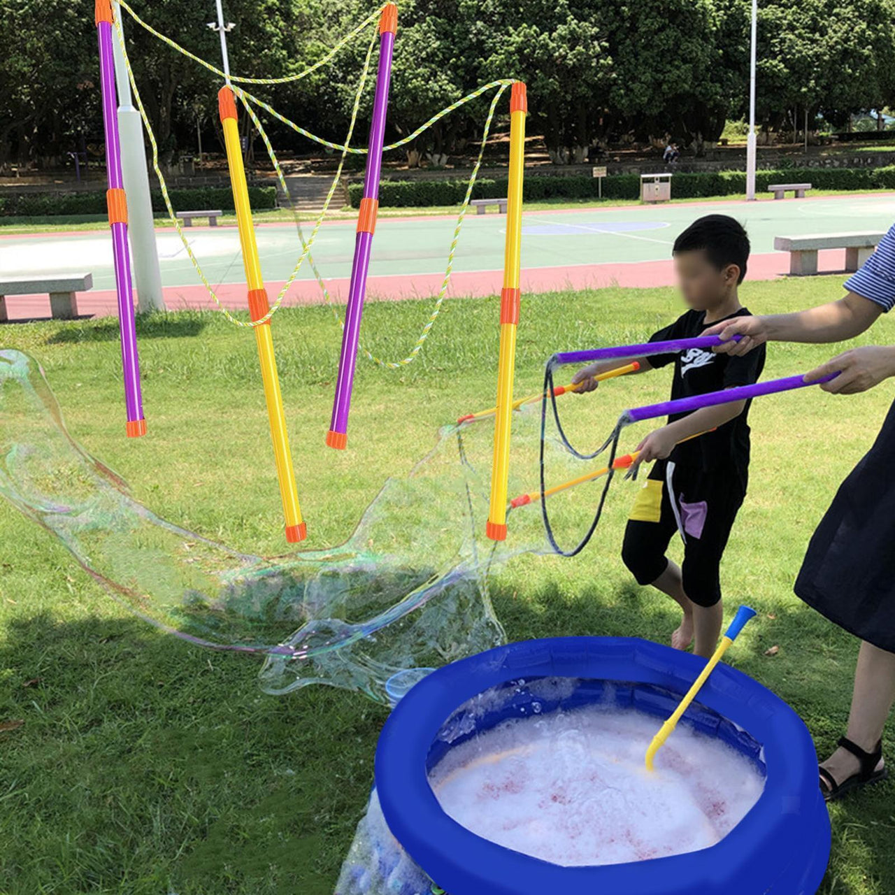 BubbleJoy | Magisch bellenplezier - XXL bellenblaas toverstokken voor buiten