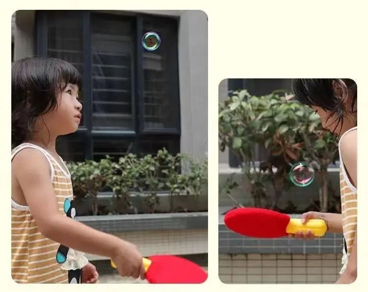 BubblePing | Divertimento sportivo con bolle - Gioco interattivo di ping pong con bolle di sapone per bambini