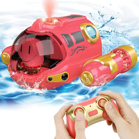 Thumbnail for AquaRacer | Spannend wateravontuur - RC Motorboot met verlichting en sproeifunctie