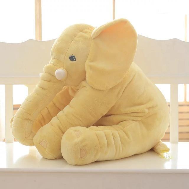 CozyEelephant | Knuffelzacht kussen voor kinderen - Pluche knuffel voor comfort