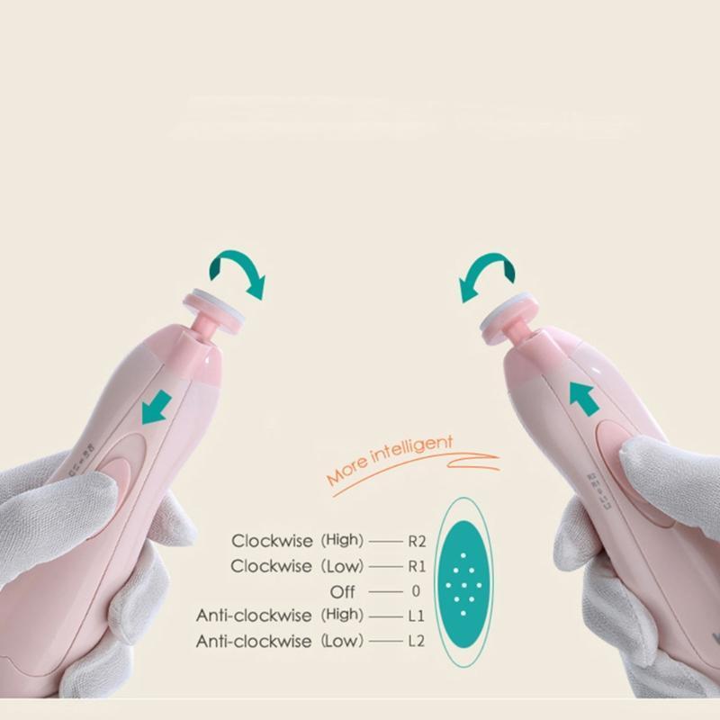 GentleBaby Nagelverzorgingsset | Veilige, Stille en Eenvoudige Verzorging - Perfect voor Baby's, Peuters en Kinderen