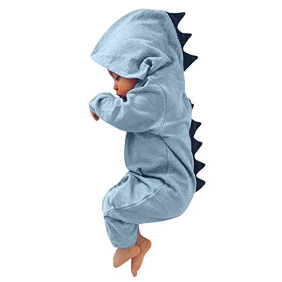 DinoCuddle Romper | Knuffelzacht Comfort - Dino Jumpsuit voor Baby's