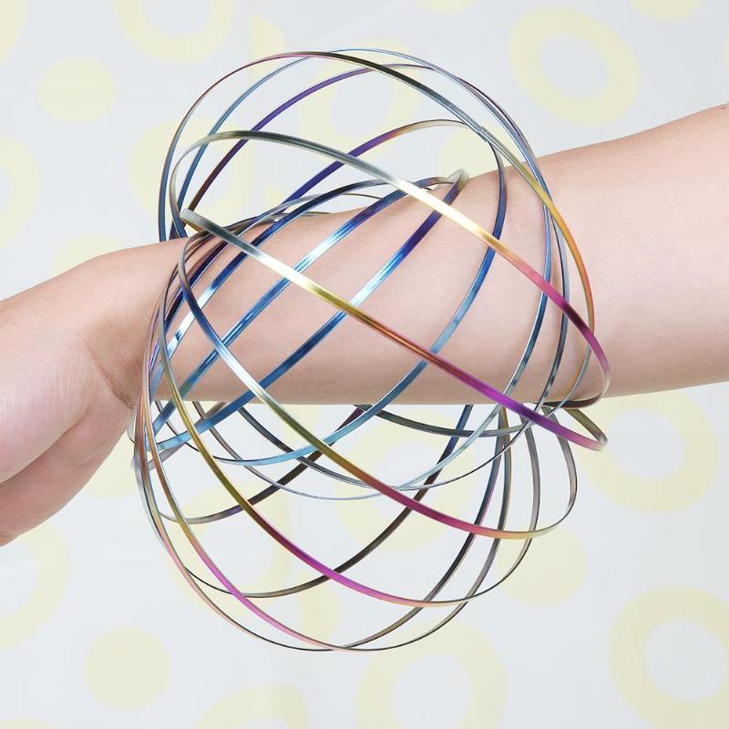 Magische 3D Spring Bracelet | Stressvermindering & Creativiteit - Magische Ring voor Volwassenen en Kinderen