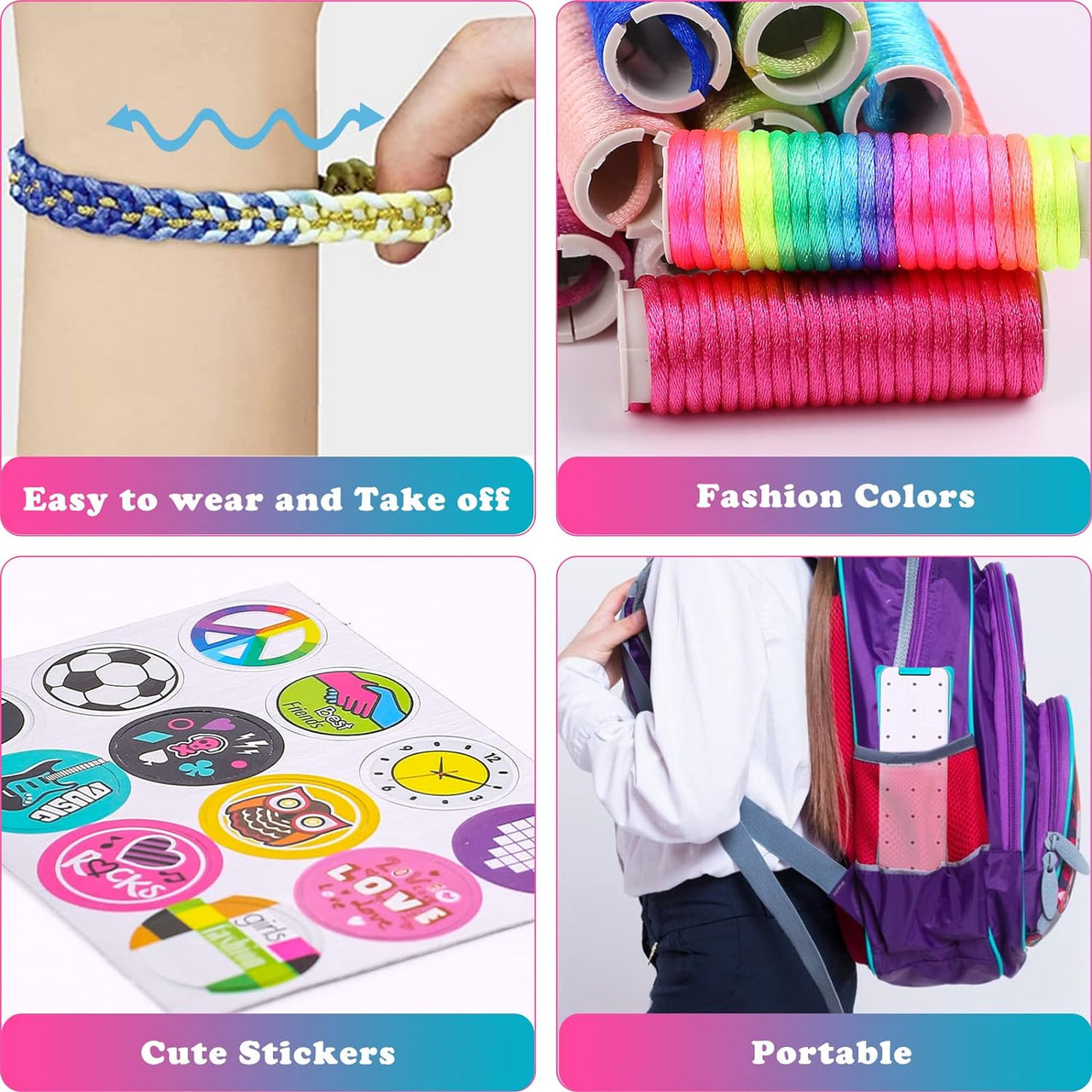 BraidJoy | Kreativer Bastelspaß - DIY Webset zum Armbänder machen