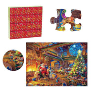 Thumbnail for Calendario de cuenta regresiva de rompecabezas navideño | Haz la Navidad mágica - Rompecabezas de 1008 piezas en 24 ventanillas