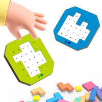 Thumbnail for PuzzleGenius | Leren and spelen tegelijk - 3D Tangram Bouwspel voor kinderen