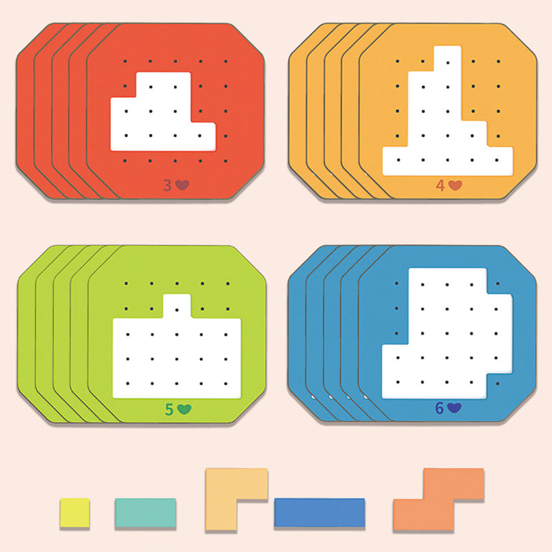 PuzzleGenius | Leren and spelen tegelijk - 3D Tangram Bouwspel voor kinderen