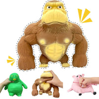 Thumbnail for FlexiToy | Diversión de juego que reduce la presión - Pelota antiestrés elástica verde en forma de pez