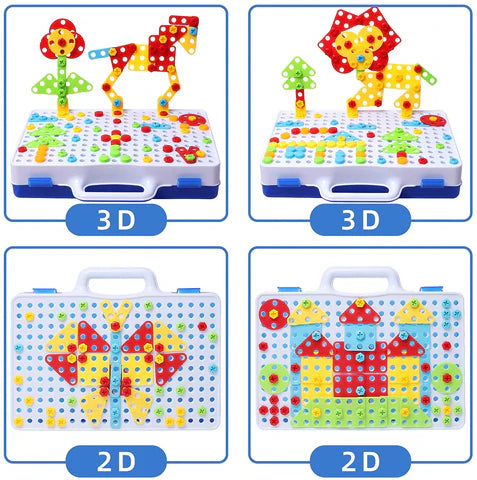 ConstructoKids | Creatief bouwen met boor set - Educatief bouwspeelgoed