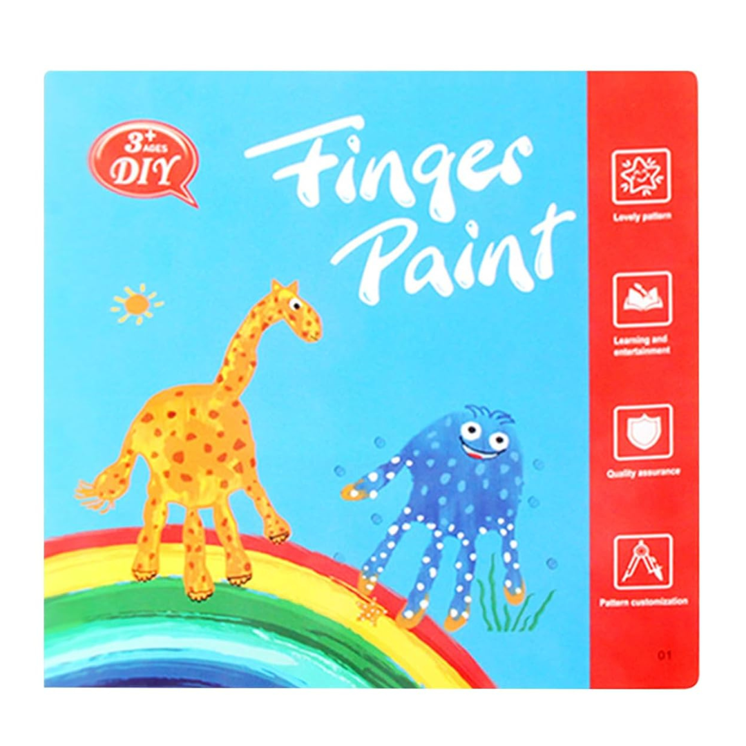 Finger Stamp Painting™ | Vermakelijk Inktverfkussen voor Kinderen