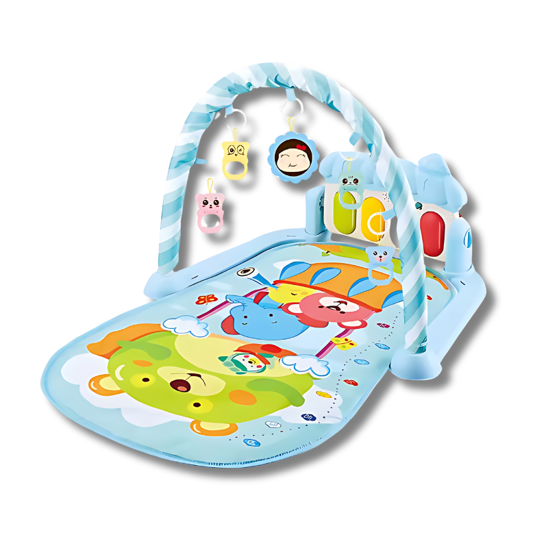MelodyMat | Musikalischer Spielspaß - Baby-Spielmatte mit Klaviertasten und Zubehör