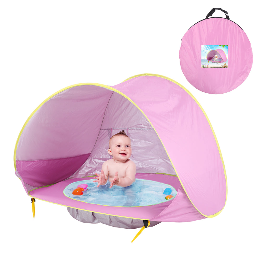 SunnyTent | Perfecte bescherming voor kinderen - Waterdichte Pop-Up Tent!