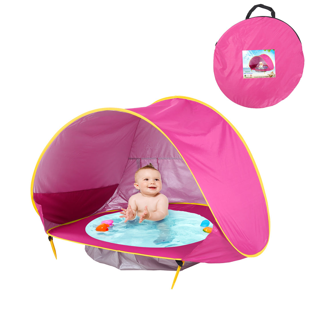 SunnyTent | Perfecte bescherming voor kinderen - Waterdichte Pop-Up Tent!